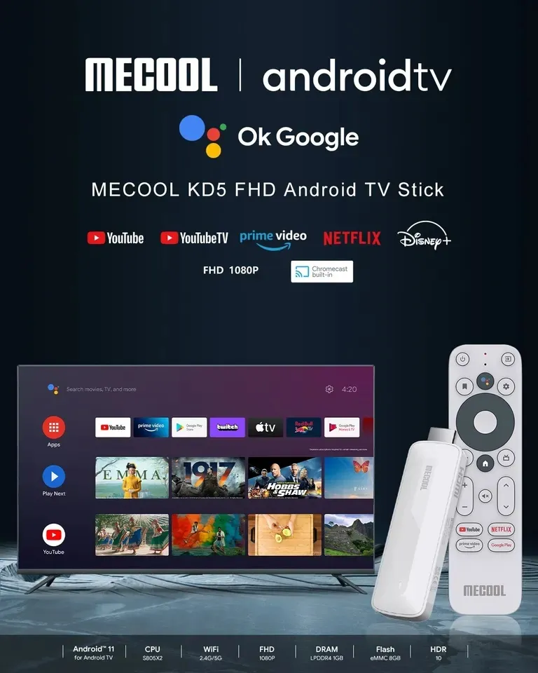 Tv Stick Mecool Kd5